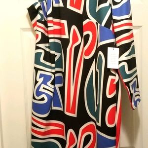 NWT Eloquii multi color dress Size 18